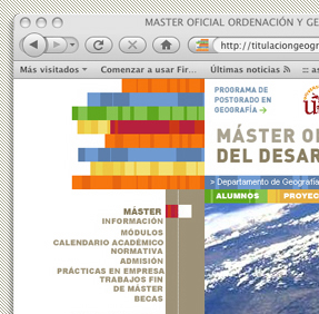 Web Máster Oficial GEOGRAFÍA